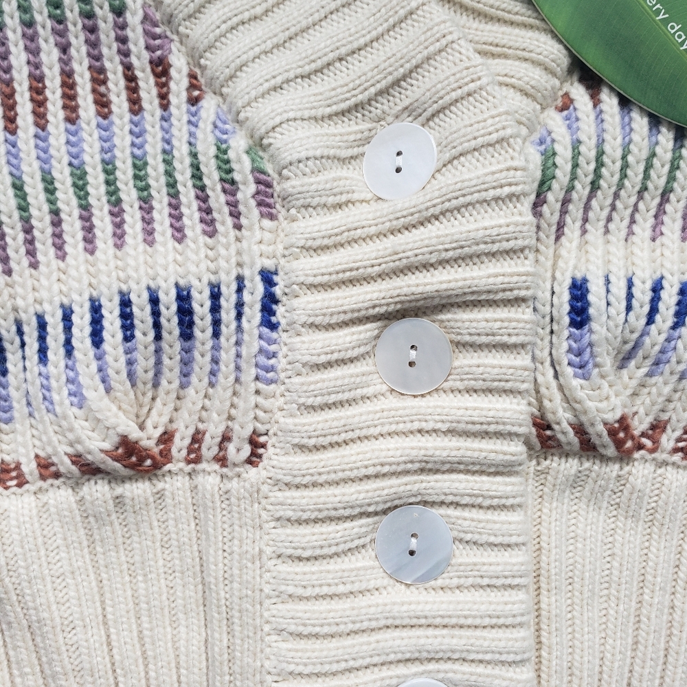 FARM Rio Multicolor Striped Cardigan - Picture 7 of 10